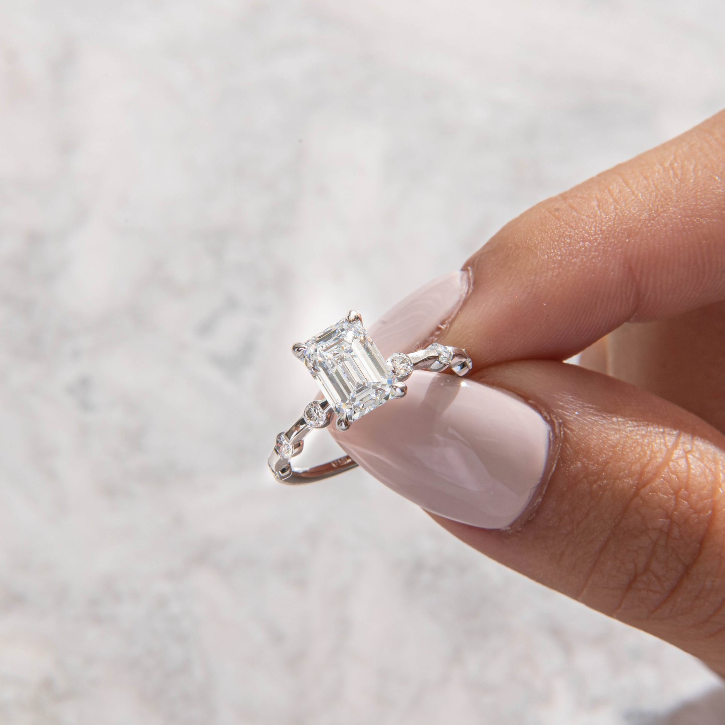 Solitaire-Oval Lab Grown Diamond Engagement Ring