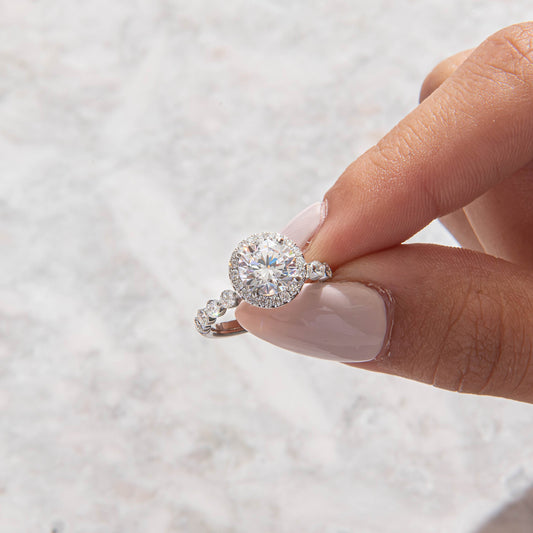Solitaire-Oval Lab Grown Diamond Engagement Ring
