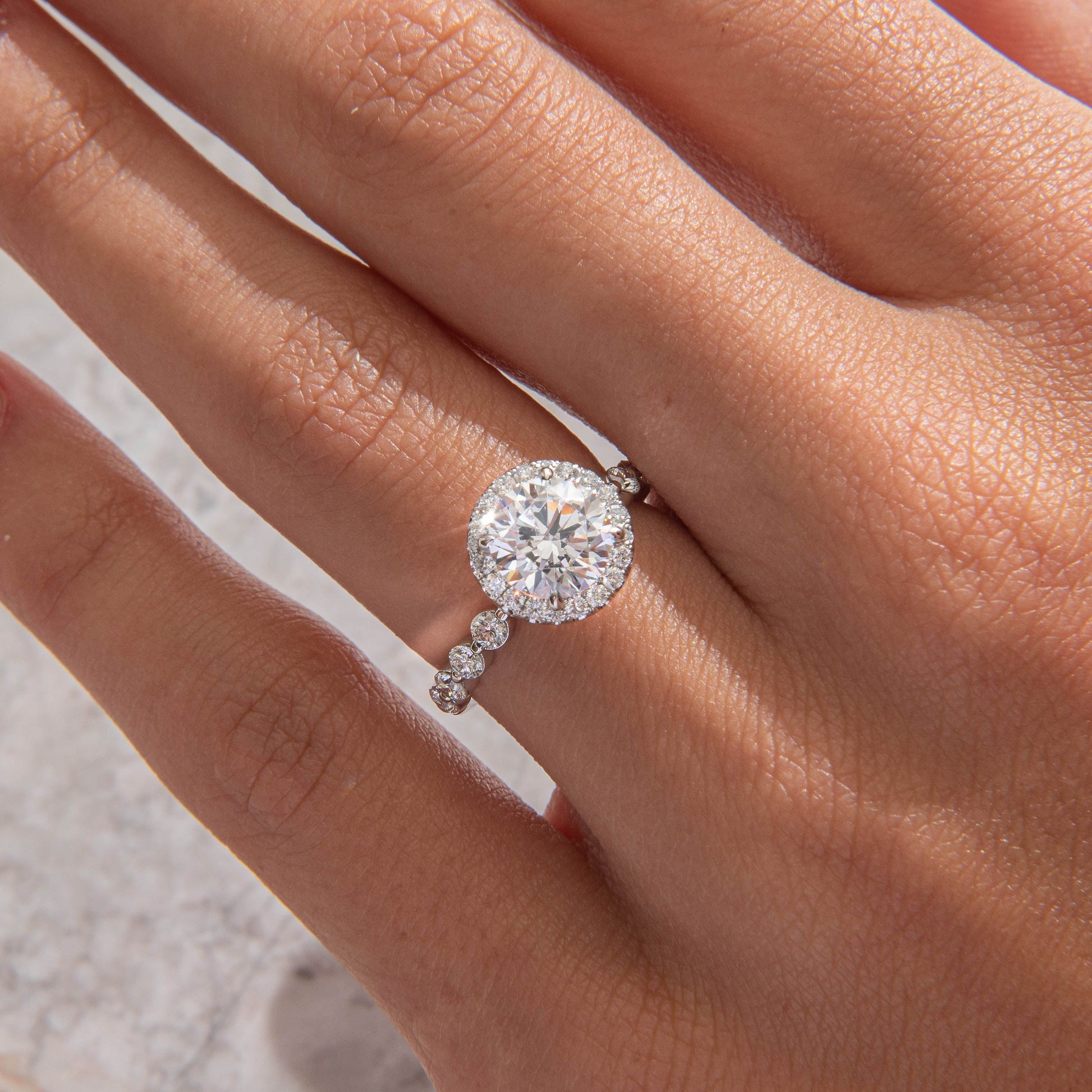 Solitaire-Oval Lab Grown Diamond Engagement Ring