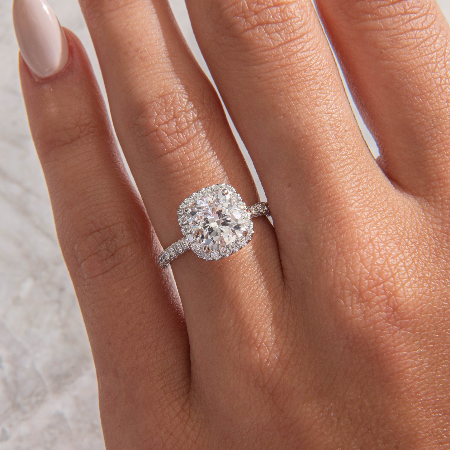 Solitaire-Oval Lab Grown Diamond Engagement Ring