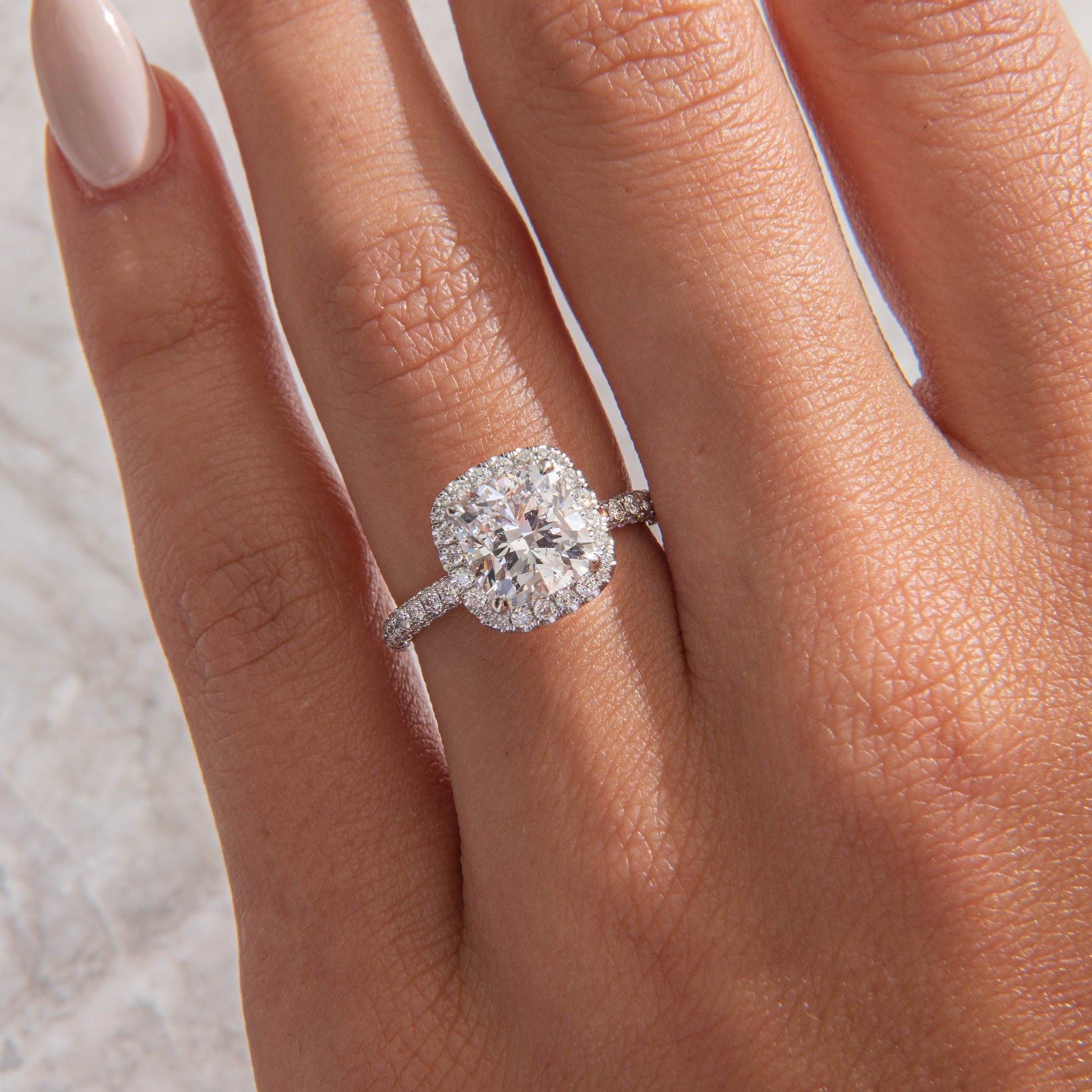 Solitaire-Oval Lab Grown Diamond Engagement Ring