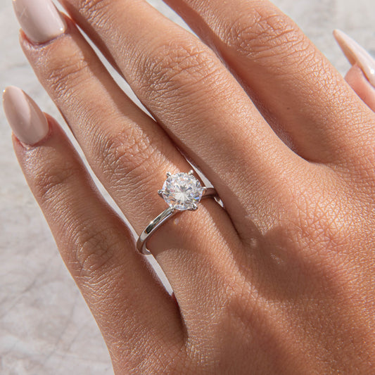 Solitaire-Oval Lab Grown Diamond Engagement Ring