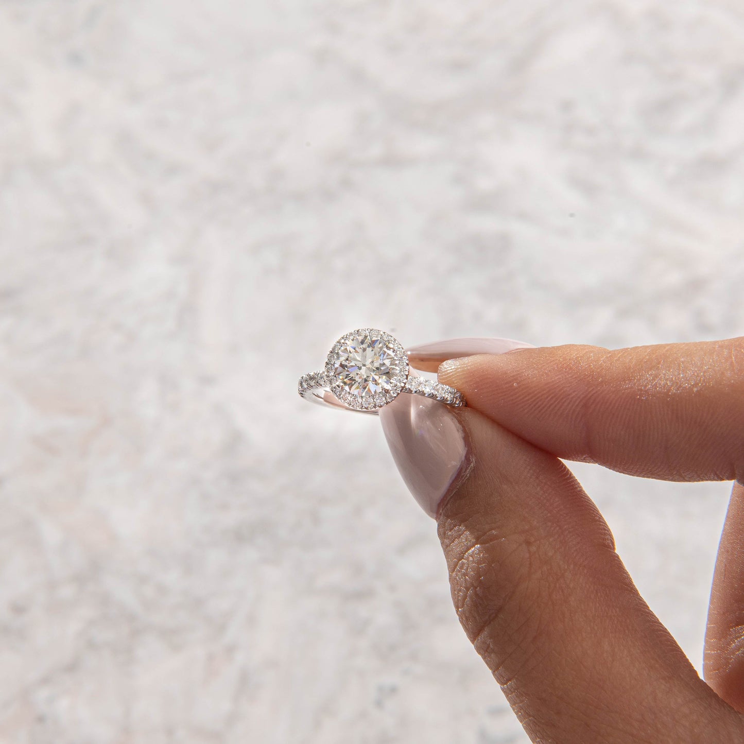 Solitaire-Oval Lab Grown Diamond Engagement Ring