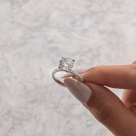 Solitaire-Oval Lab Grown Diamond Engagement Ring