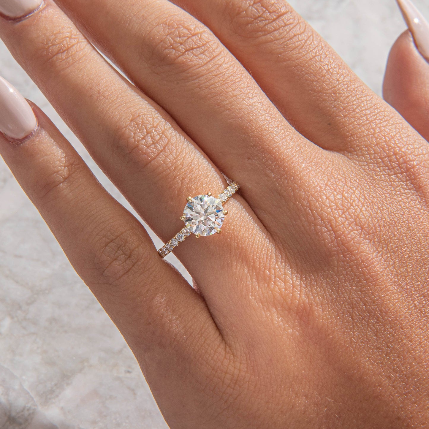 Solitaire-Oval Lab Grown Diamond Engagement Ring
