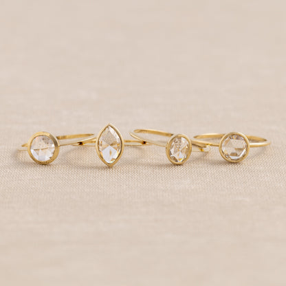 Bezel-Round Lab Grown Diamond Engagement Ring