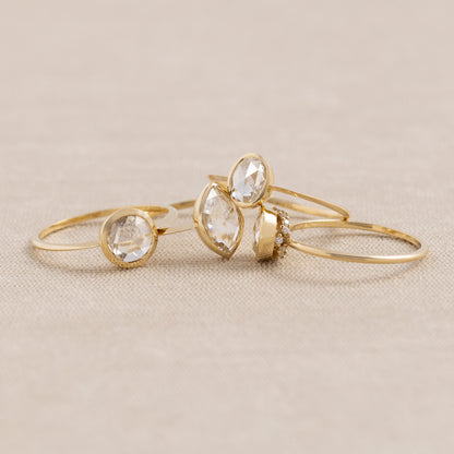 Bezel-Round Lab Grown Diamond Engagement Ring