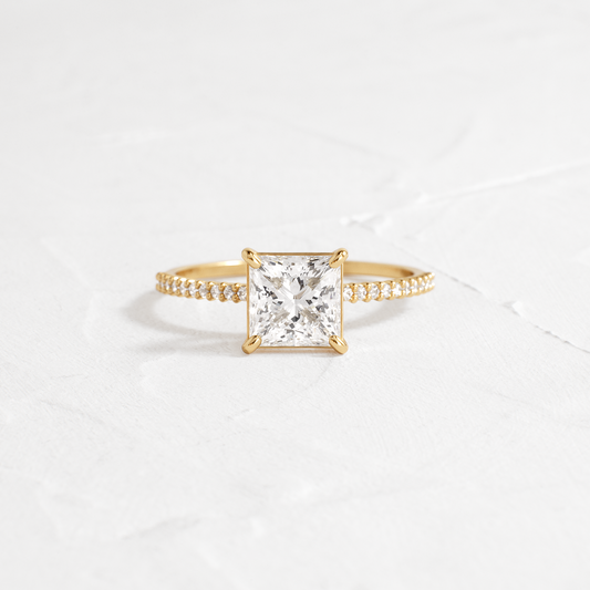 Solitaire-Oval Lab Grown Diamond Engagement Ring