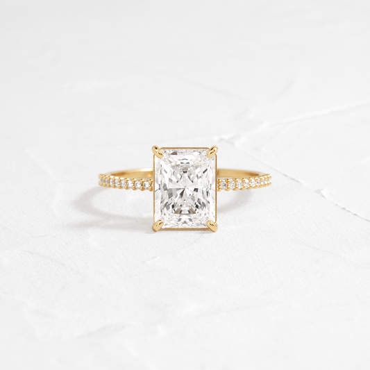 Solitaire-Oval Lab Grown Diamond Engagement Ring