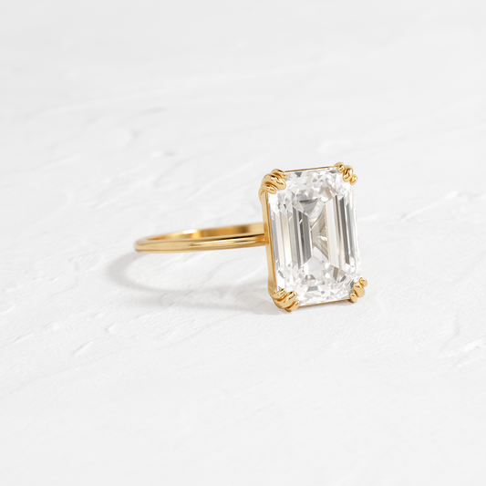 Solitaire-Oval Lab Grown Diamond Engagement Ring
