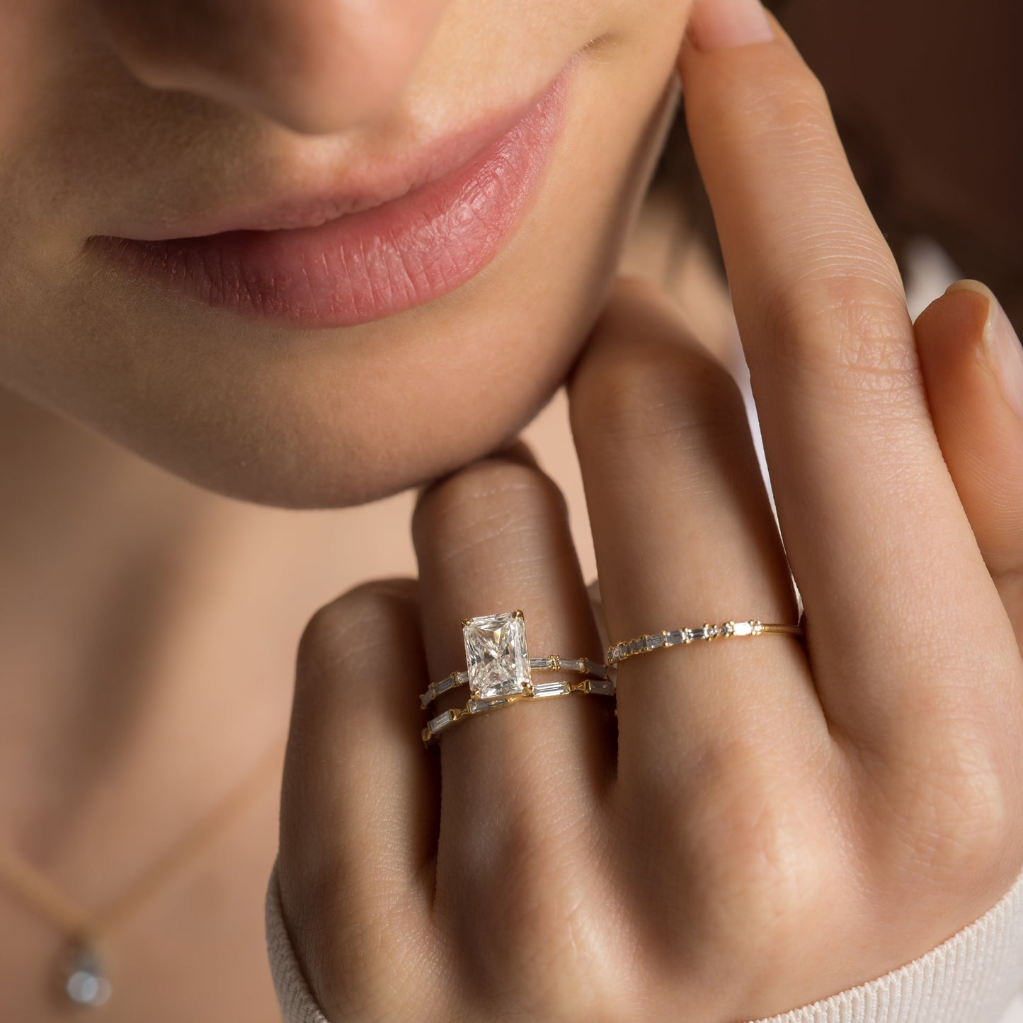 Solitaire-Oval Lab Grown Diamond Engagement Ring