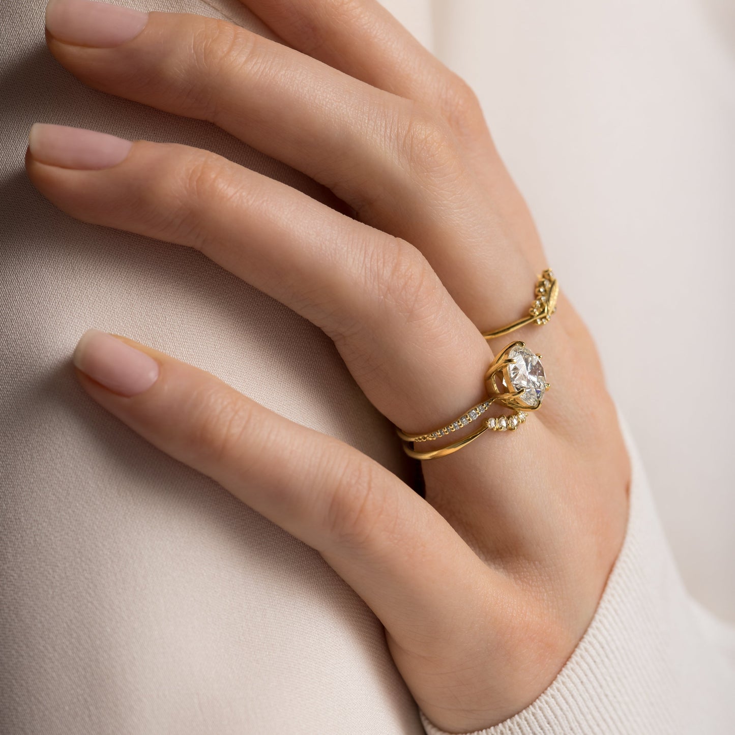 Solitaire-Oval Lab Grown Diamond Engagement Ring