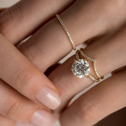Solitaire-Oval Lab Grown Diamond Engagement Ring