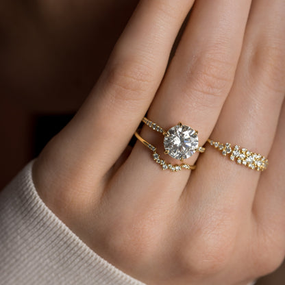 Solitaire-Oval Lab Grown Diamond Engagement Ring