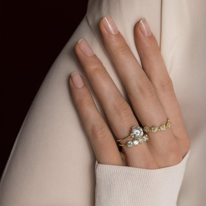 Solitaire-Oval Lab Grown Diamond Engagement Ring