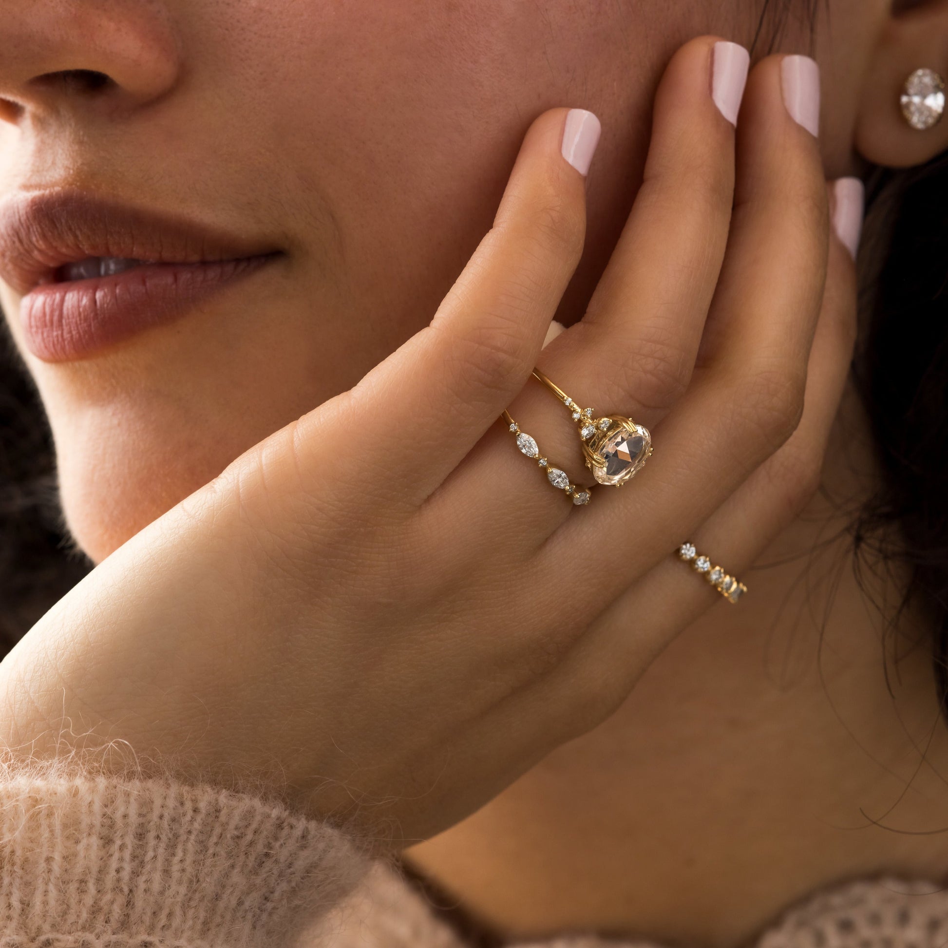 Solitaire-Oval Lab Grown Diamond Engagement Ring
