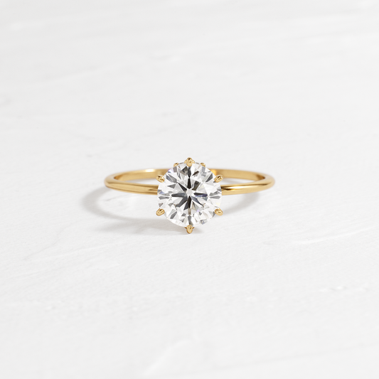Solitaire-Oval Lab Grown Diamond Engagement Ring