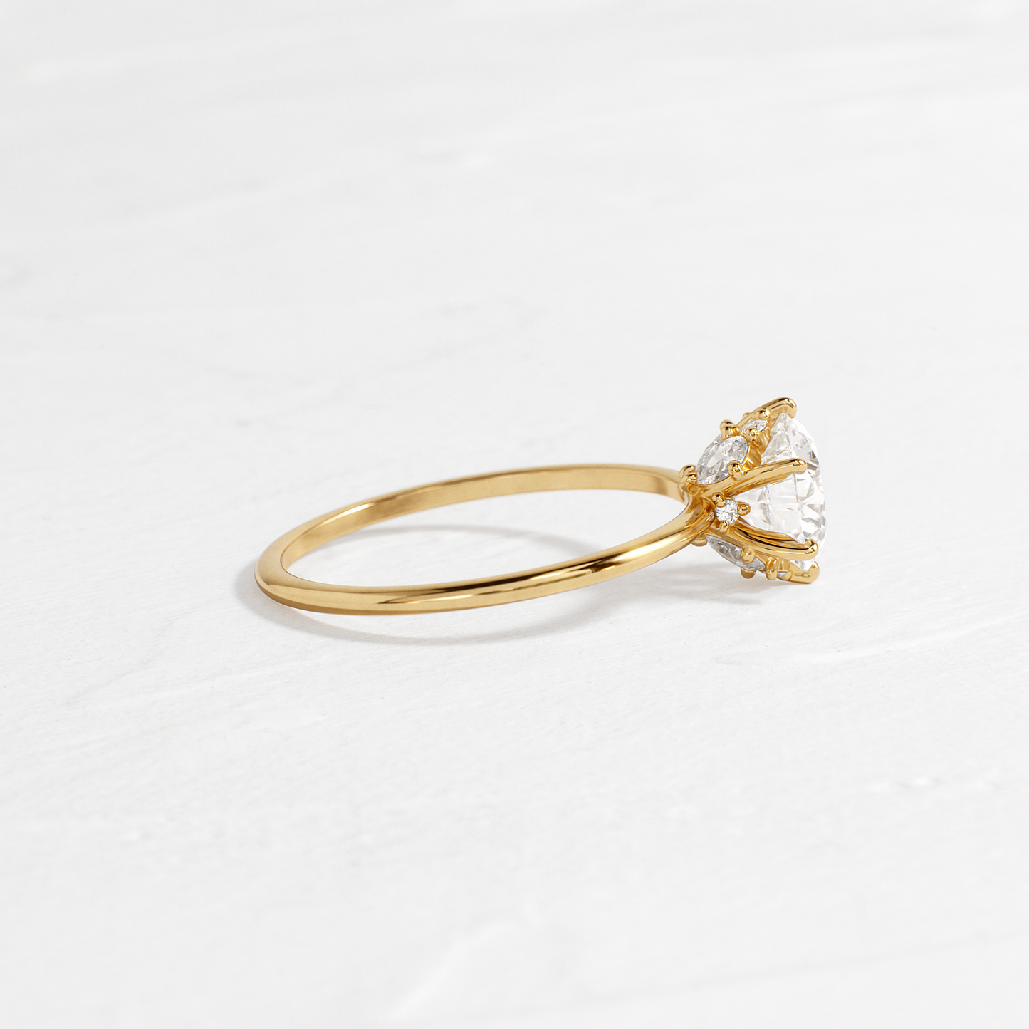 Solitaire-Oval Lab Grown Diamond Engagement Ring