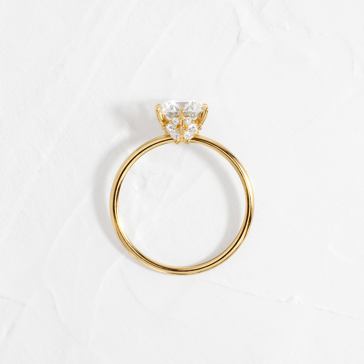 Solitaire-Oval Lab Grown Diamond Engagement Ring
