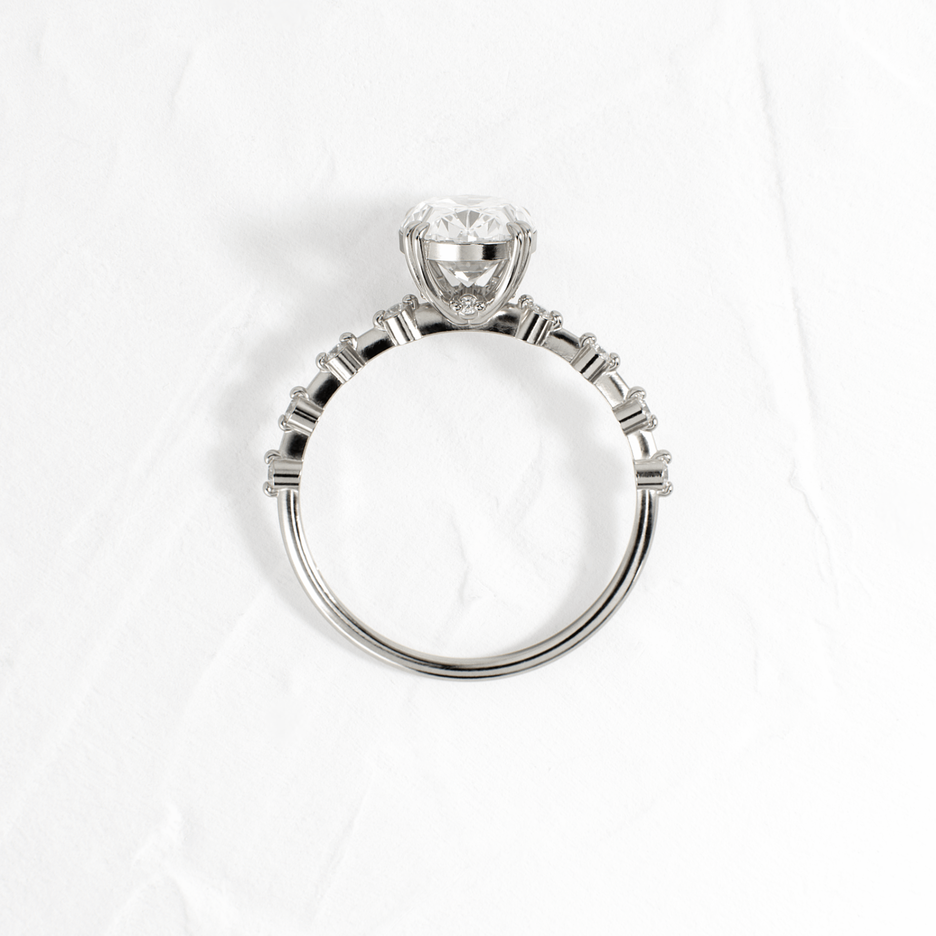 Solitaire-Oval Lab Grown Diamond Engagement Ring