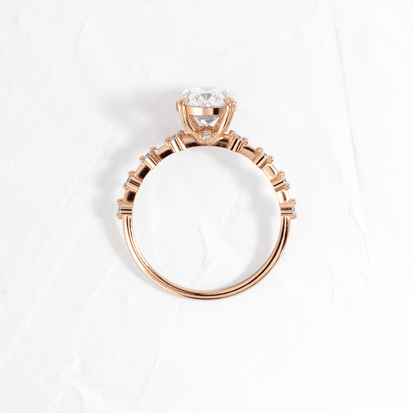 Solitaire-Oval Lab Grown Diamond Engagement Ring