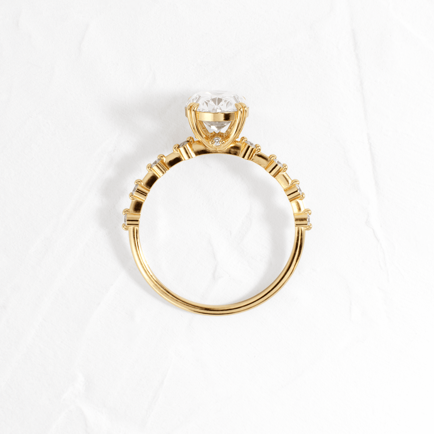 Solitaire-Oval Lab Grown Diamond Engagement Ring