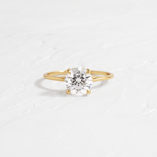 Solitaire-Oval Lab Grown Diamond Engagement Ring