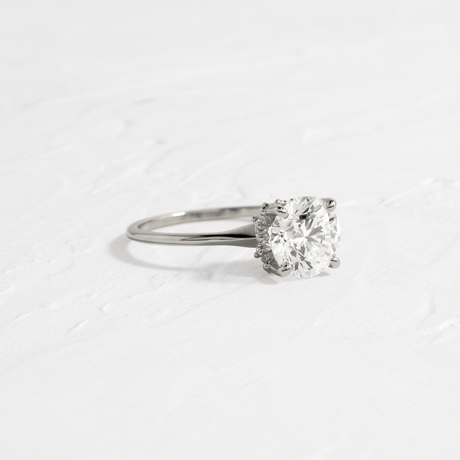 Solitaire-Oval Lab Grown Diamond Engagement Ring