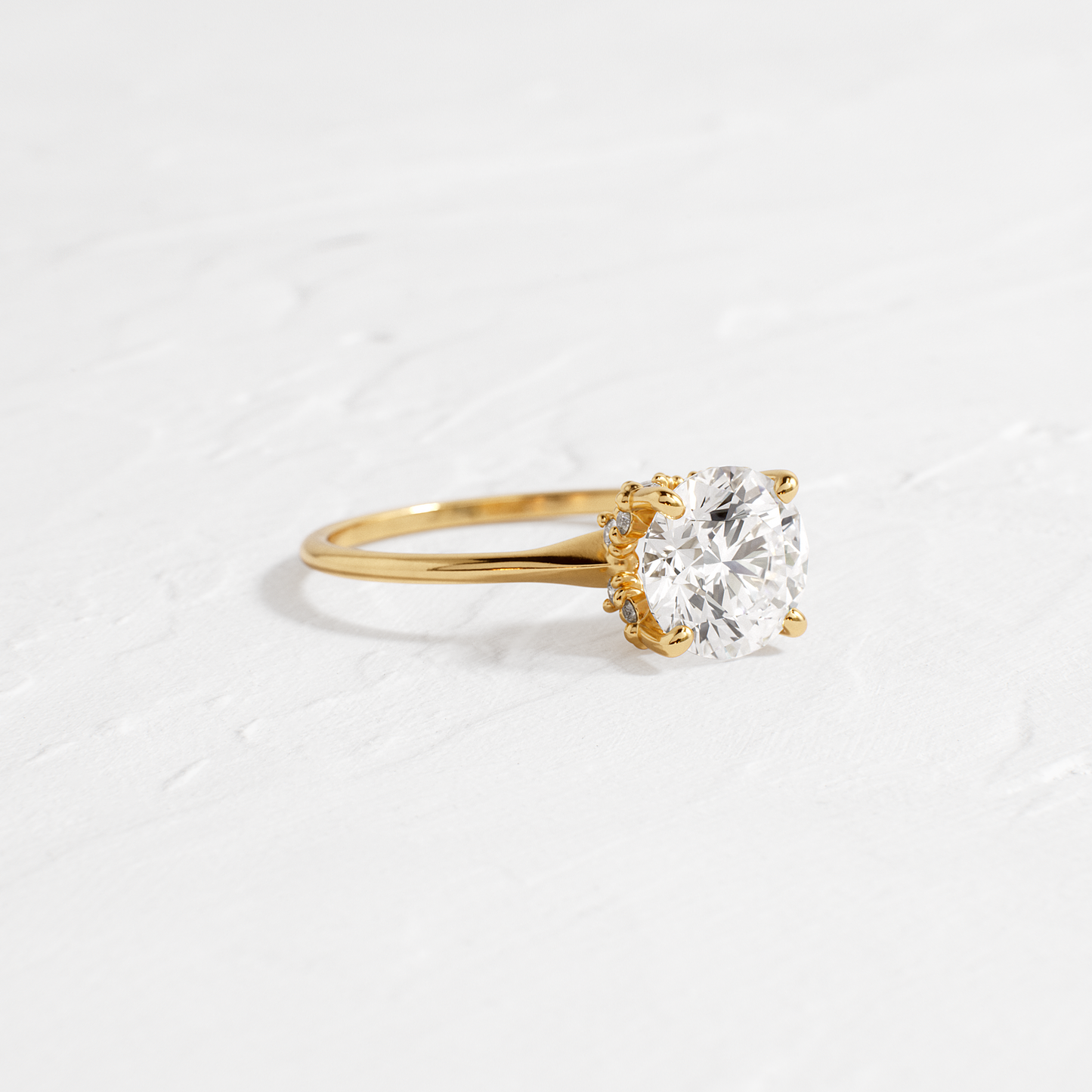 Solitaire-Oval Lab Grown Diamond Engagement Ring