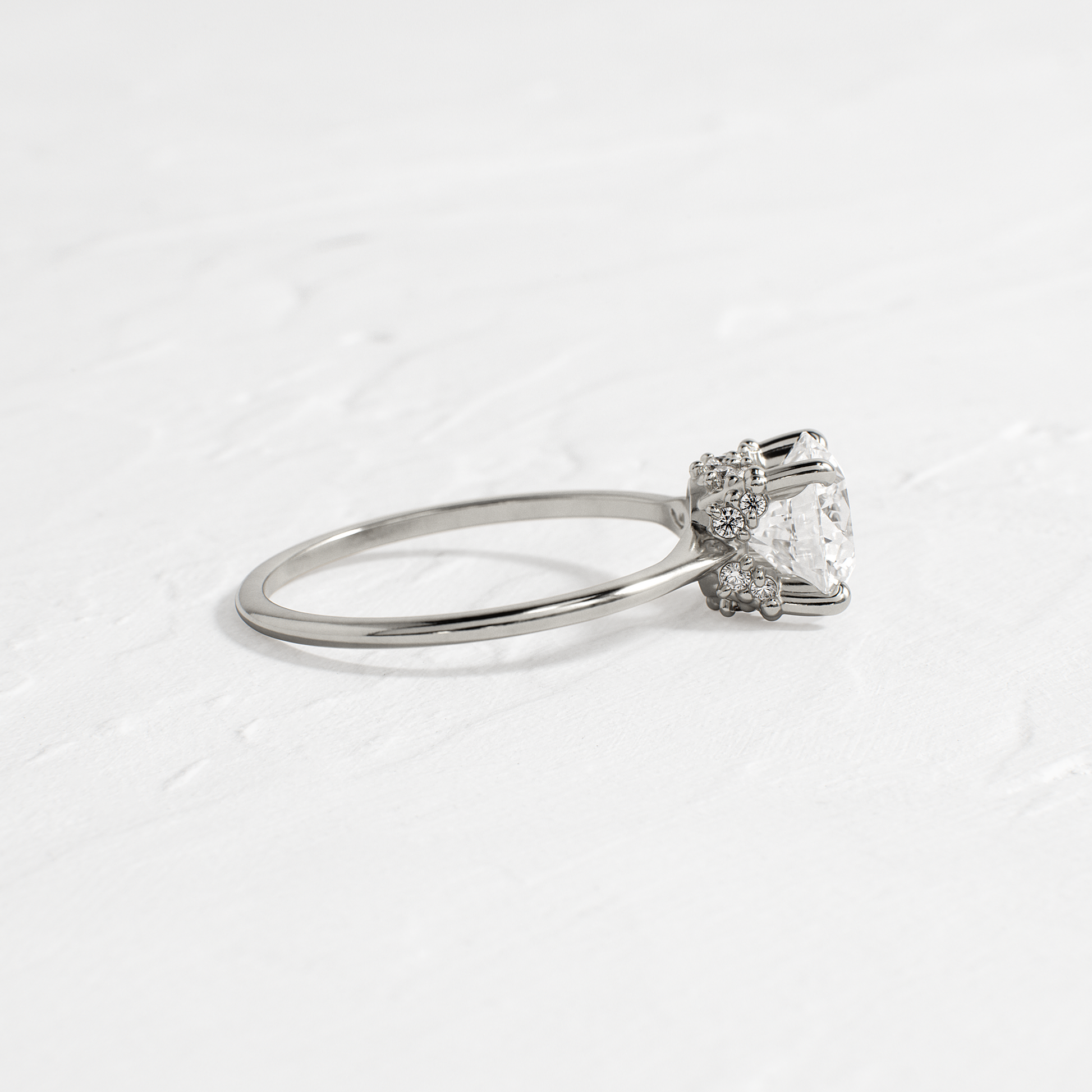 Solitaire-Oval Lab Grown Diamond Engagement Ring