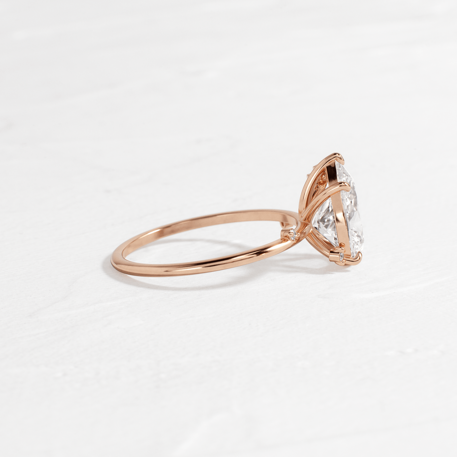 Solitaire-Oval Lab Grown Diamond Engagement Ring