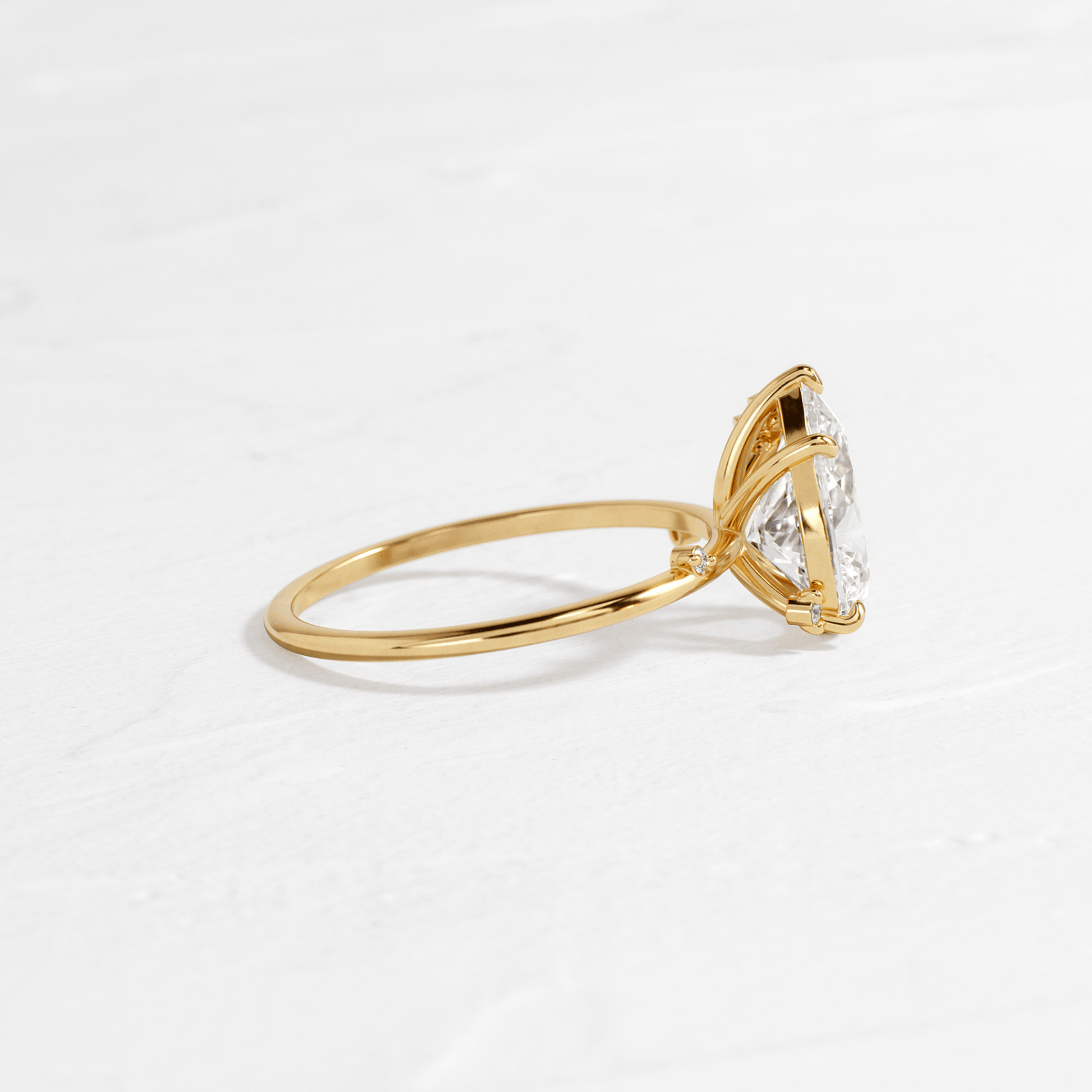 Solitaire-Oval Lab Grown Diamond Engagement Ring
