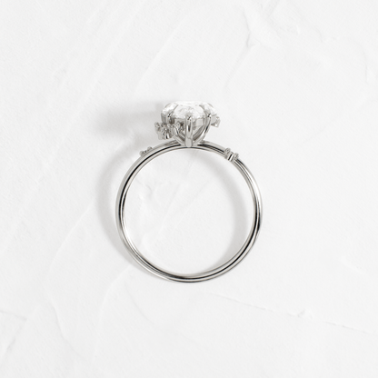 Solitaire-Oval Lab Grown Diamond Engagement Ring