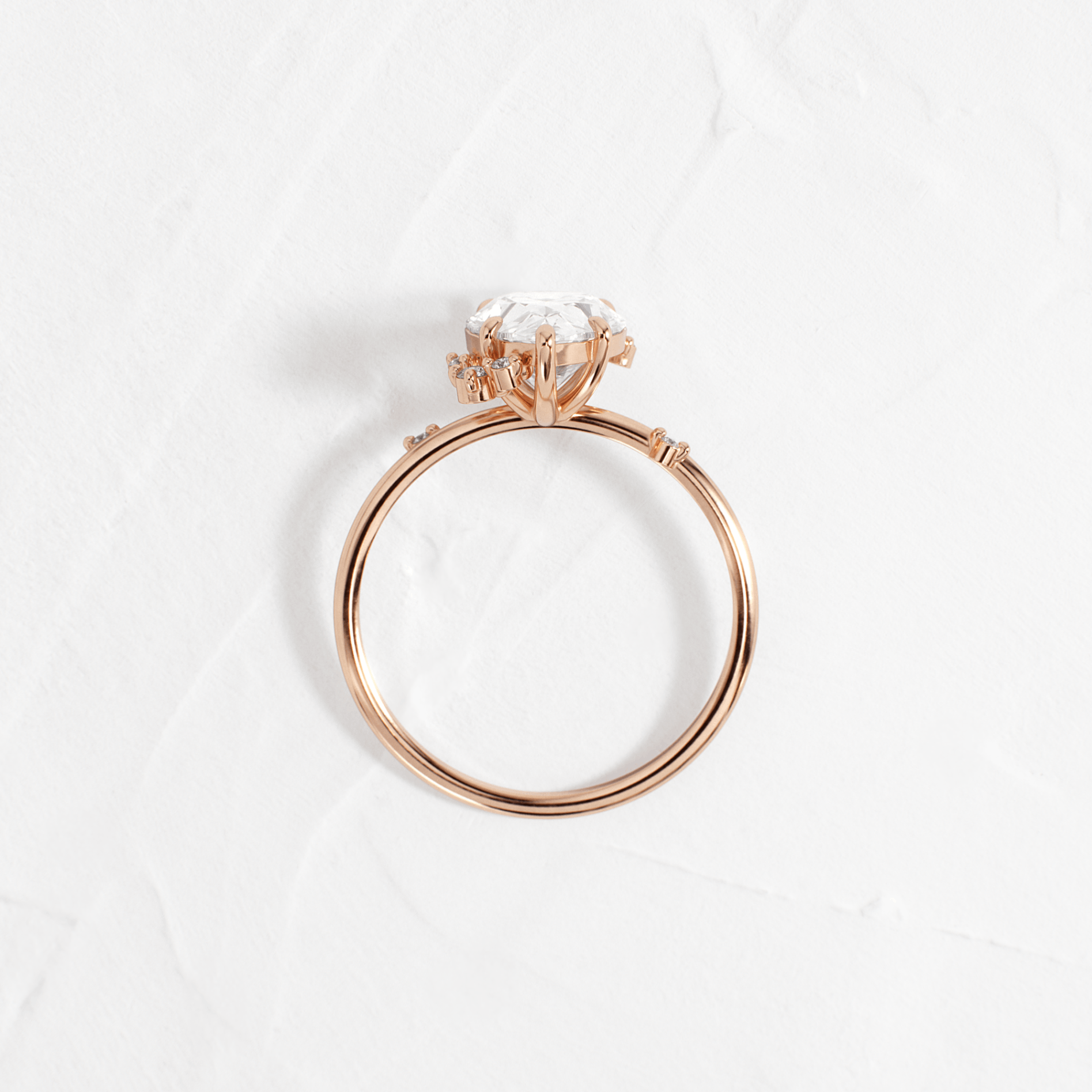 Solitaire-Oval Lab Grown Diamond Engagement Ring