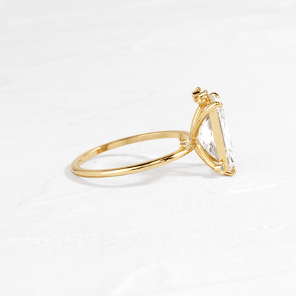 Cluster-Radiant Lab Grown Diamond Engagement Ring