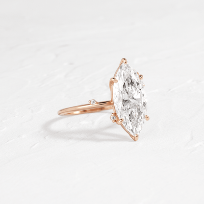 Solitaire-Oval Lab Grown Diamond Engagement Ring