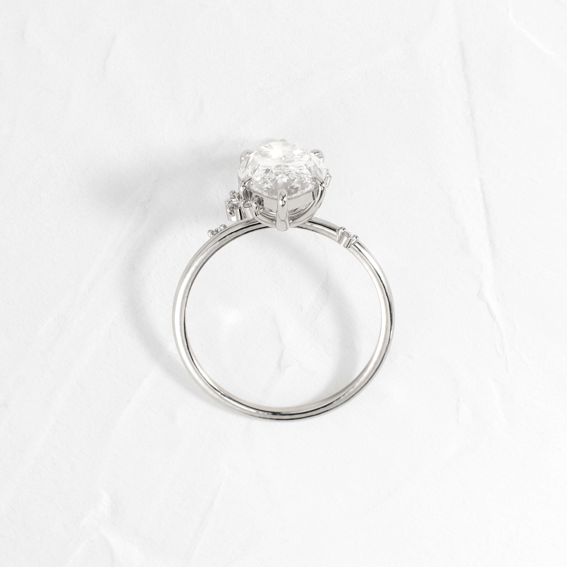 Solitaire-Oval Lab Grown Diamond Engagement Ring