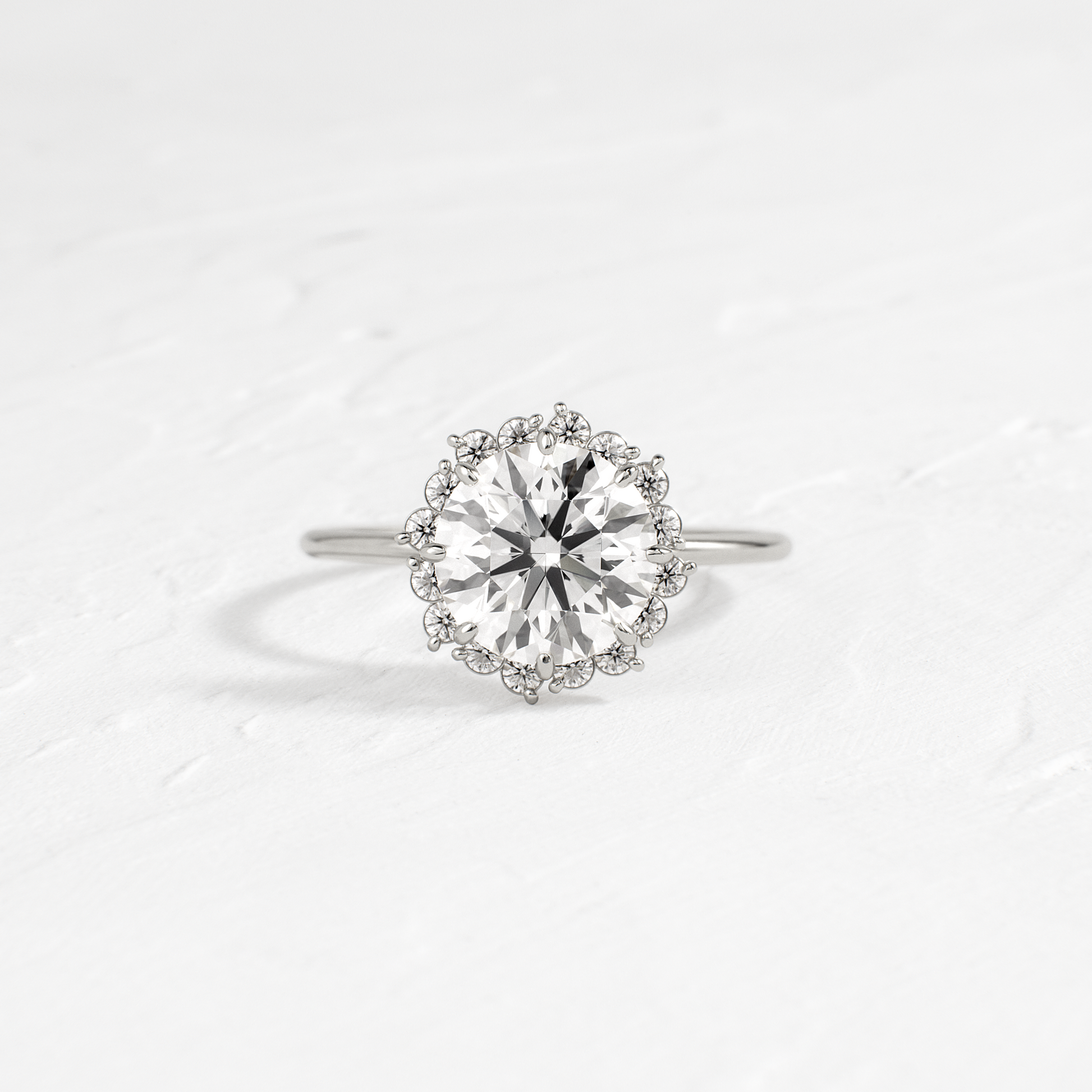 Solitaire-Oval Lab Grown Diamond Engagement Ring