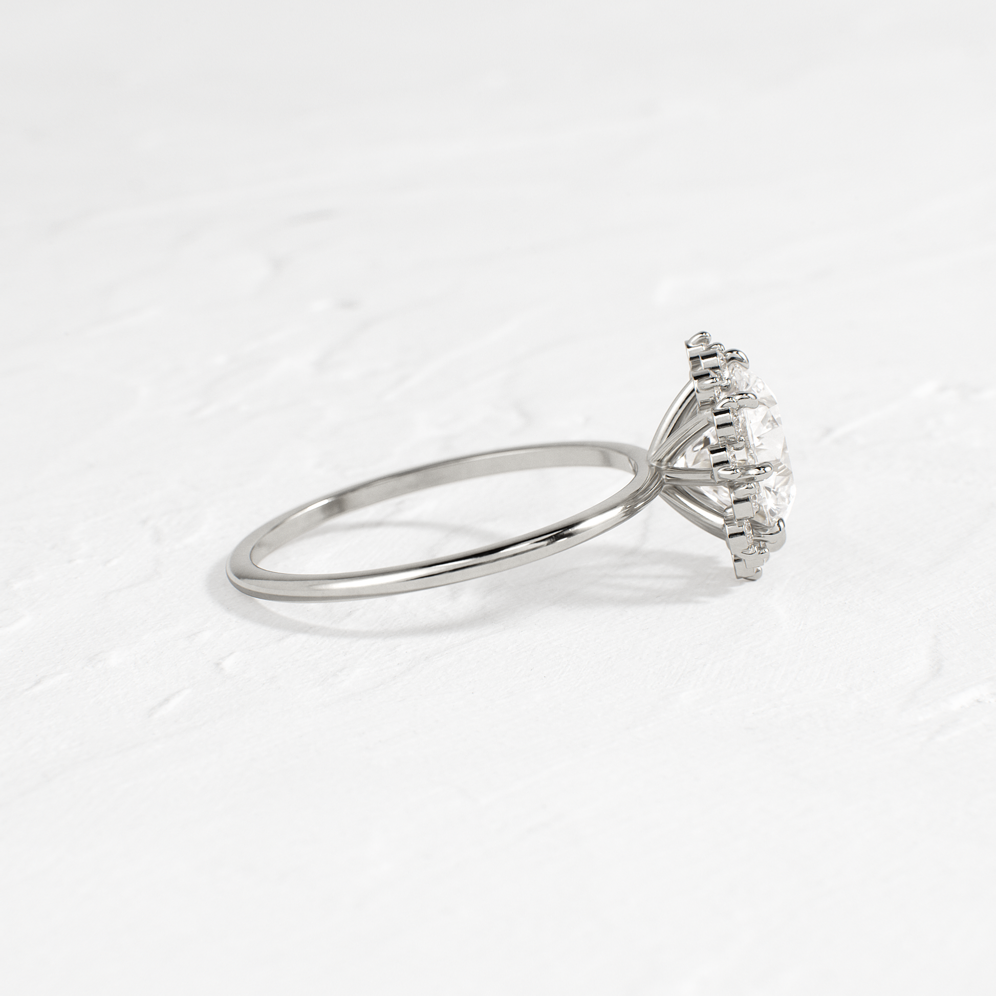 Solitaire-Oval Lab Grown Diamond Engagement Ring