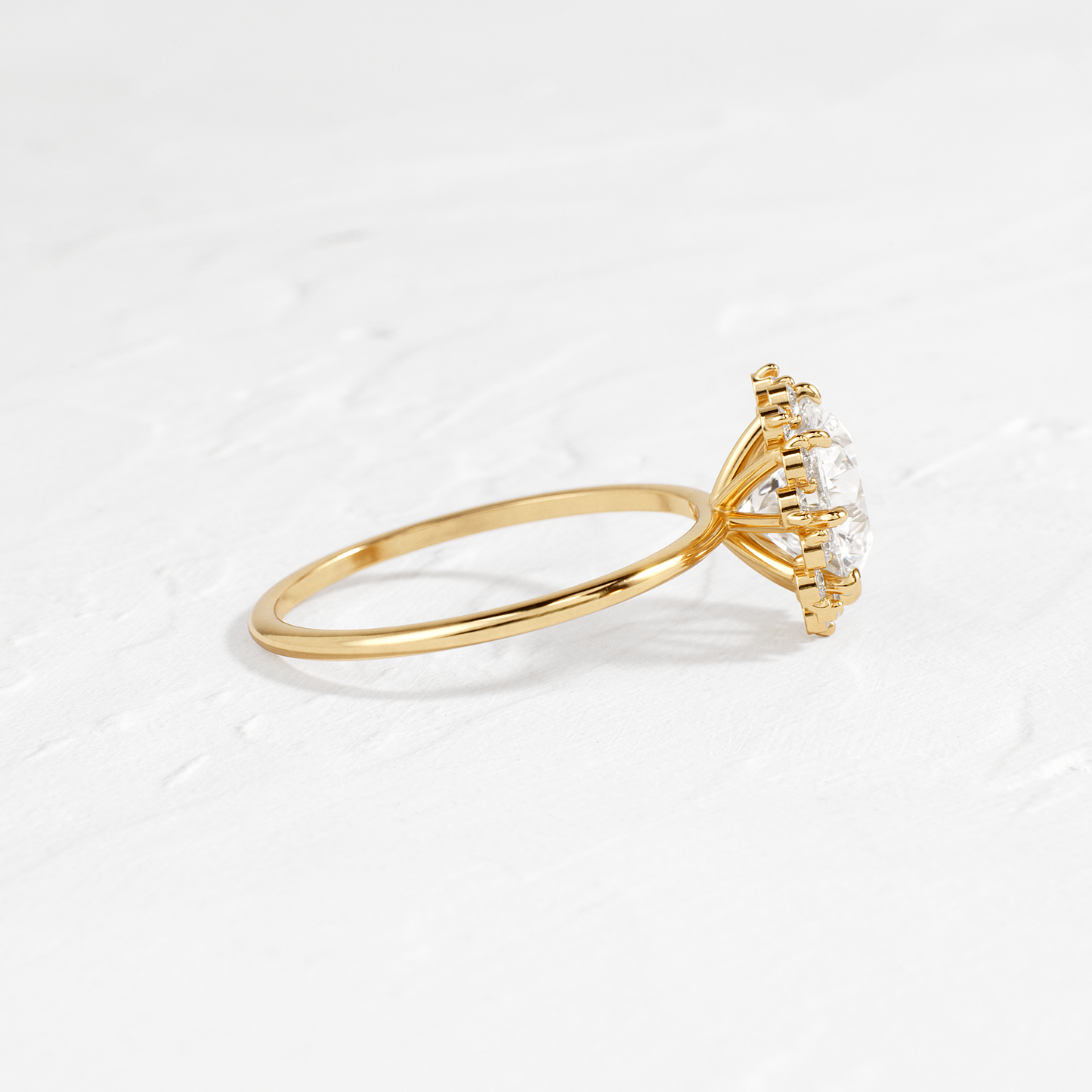 Solitaire-Oval Lab Grown Diamond Engagement Ring