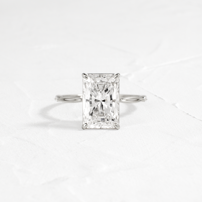 Criss Cross-Radiant Lab Grown Diamond Engagement Ring