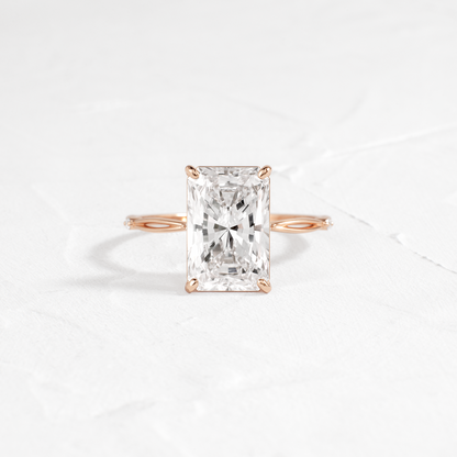Criss Cross-Radiant Lab Grown Diamond Engagement Ring