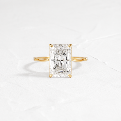 Criss Cross-Radiant Lab Grown Diamond Engagement Ring
