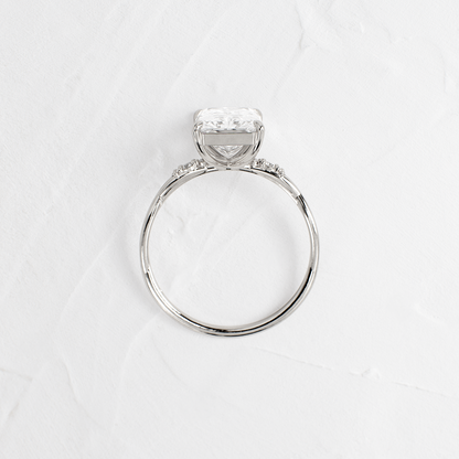 Criss Cross-Radiant Lab Grown Diamond Engagement Ring