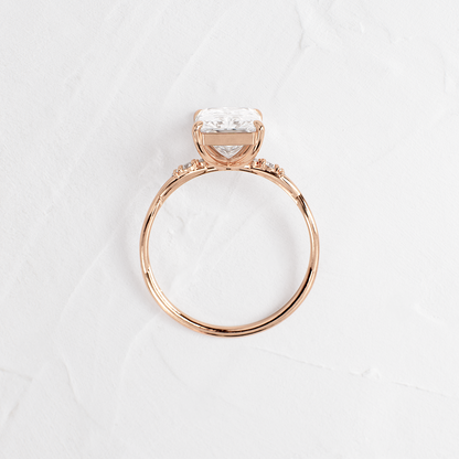 Criss Cross-Radiant Lab Grown Diamond Engagement Ring