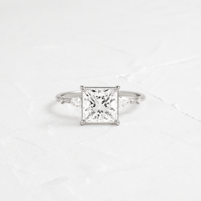 Dainty-Princess Lab Grown Diamond Engagement Ring