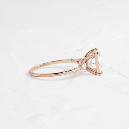 Dainty-Princess Lab Grown Diamond Engagement Ring