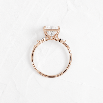 Dainty-Princess Lab Grown Diamond Engagement Ring