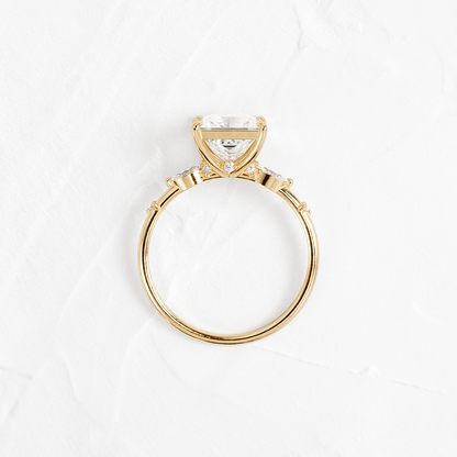 Dainty-Princess Lab Grown Diamond Engagement Ring