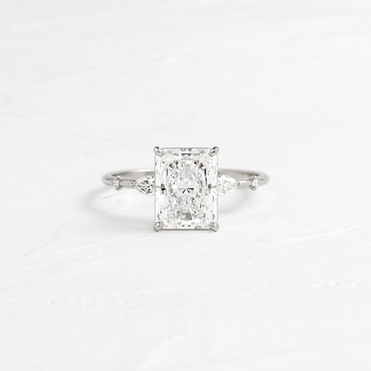 Dainty-Radiant Lab Grown Diamond Engagement Ring